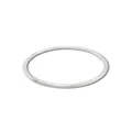 Sterling Silver 3mm Round Golf Bangle All Sizes