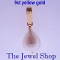 9ct Yellow Gold Antique Style 10mm X 12mm Freshwater Teardrop Pearl Pendant