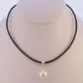 Sterling Silver 12mm Shell Pearl Necklace