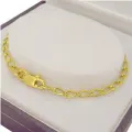 9ct Yellow Gold Long Curb Anklet Chain in All Sizes