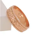 Solid Filigree Design Ring in 9ct Rose Gold