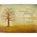 Free Gift Folded Card Family Roots Begin With Love