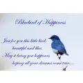 Free Gift Tag Bluebird of Happiness
