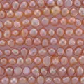 No.6 Freshwater Pearls Pink / Peach 6-7mm Nugget Loose Strand