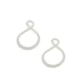 Sterling Silver Infinity Symbol Design Charms for Sleeper Earrings