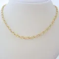 60cm 9ct Gold Graduated Belcher Necklace Chain 9g