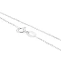 Cable 1.5mm Chain Anklet in 9ct White Gold