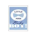 Free Gift Tag Little Man Baby Boy