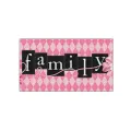 Free Gift Tag Pink Family