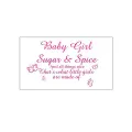 Free Gift Tag Baby Girl Sugar and Spice