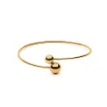 Pastiche Sand Storm Yellow Gold Stainless Steel Bangle