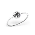 Compass Minimalist Ring in Sterling Silver Love Britty