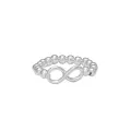 Ball Infinity Charm Stacking Ring in Sterling Silver Love Britty