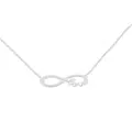 Infinite Love Infinity Charm Necklace in Sterling Silver