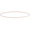 Anklet Oval Belcher Chain in 9ct Rose Gold
