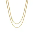 Simple Curb Necklace Chain in 9ct Yellow Gold