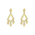 Sparkling Diamond Drops Stud Earrings in 9ct Gold