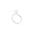 Pastiche Freshwater Pearl Stacking Ring in Sterling Silver