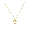 Small Faith Hope Charity Charm Necklace in 9ct Gold