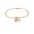 Coco Shoreline Seashell Charm Bracelet in 9ct Rose Gold