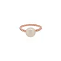 Coco Pearl Solitaire Ring in 9ct Rose Gold