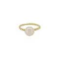 Coco Pearl Solitaire Ring in 9ct Gold