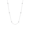 Sterling Silver Elise Ball Bead Yard Chain in Necklace