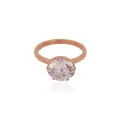 Isabella Cz Solitaire Ring in 9ct Rose Gold