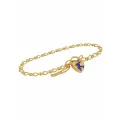 Bluebird 3.4mm Figaro Padlock Baby Bracelet in 9ct Gold