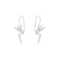 Tinkerbell Fairy Charm Earrings in Sterling Silver