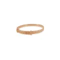 Expanding Filigree 4mm Bangle Baby Adult in 9ct Rose Gold