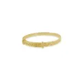 Expanding Filigree 4mm Bangle Baby Adult in 9ct Gold