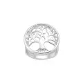 Tree of Life Large Charm Ring in Sterling Silver