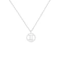 Sterling Silver Modern Zodiac Charm Necklace in Gemini