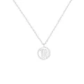 Sterling Silver Modern Zodiac Charm Necklace in Scorpio