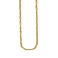 Spherical 3mm Ball Bead Necklace in 14k Rolled Gold