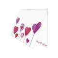 Greeting Gift Card Folded Love Hearts