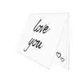 Greeting Gift Card Folded Love You