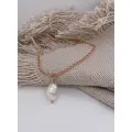 Coco Pearl Drop Charm Bracelet in 9ct Rose Gold