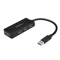 StarTech ST4300MINI 4 Port USB 3.0 Hub (SuperSpeed 5Gbps) with Fast Charge Portable USB 3.1 Gen 1 Type-A Laptop/Desktop Hub - USB Bus Power or Self Powered for High Performance Mini/Compact