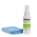 Moki ACC-FCSM01 Screen Clean - Spray with Cloth - 60mL - with Chamois Mini 20x20cm