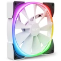 NZXT Aer 140 RGB 2 White 140mm Single Case Fan. RGB, PWM,Requires HUE 2 Lighting Controller