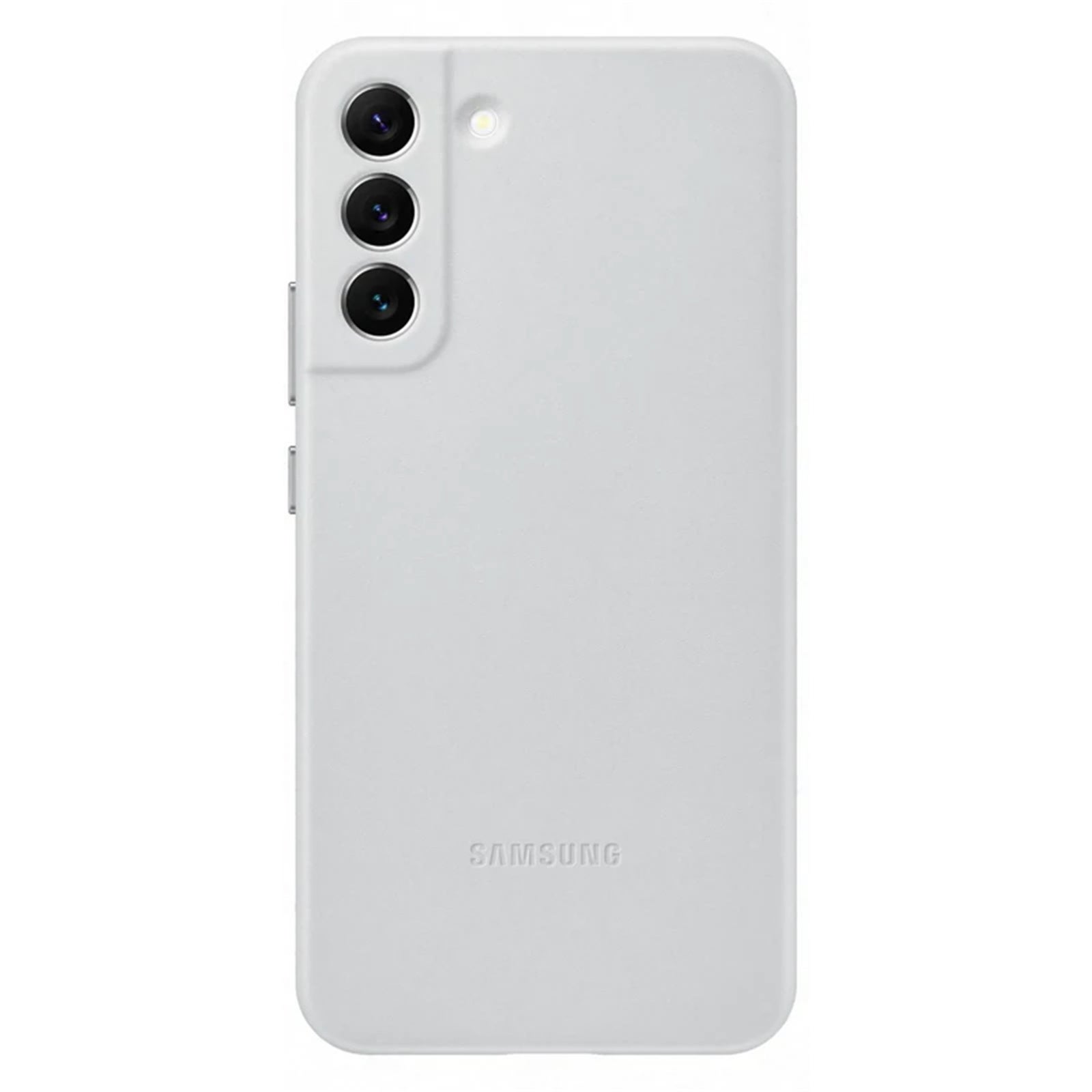 Samsung Galaxy S22+ 5G Leather Cover - Light Grey