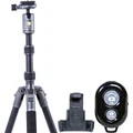 Vanguard VEO 3 GO 204AB Aluminum Tripod with T-45 Ball Head w/o Low Angle Adapter & Spiked Rubber Feet
