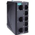 MOXA Industrial switch EDS-2008-EL-M-SC-T 8-port with 7 10/100BaseT(X) ports, 1 100BaseFX multi-mode port with SC connectors, -40 to 75°C operating temperature, 12/24/48 power input, metal housing