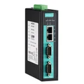 MOXA NPort IA5150A 1-port RS-232/422/485 with serial/LAN/power surge protection, 2X10/100BaseT(X) ports with single IP, operating temperature, industrial automation device server