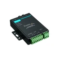 MOXA Serial-to-Fiber TCF-142-M-ST RS-232/422/485 to multi-mode optical fiber media converter with fiber ring support and ST connector 0 to 60°C operating temperature