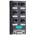 MOXA TN-5305-T EN 50155 Switch Unmanaged IP67-rated Ethernet switch, 5 10/100BaseT(X) ports with M12 connectors, -40 to 75°C operating temperature, M12 power cable