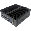 GigaIPC QBiX-GLKB4125-A1 Embedded Computing Fanless.Intel Celeron J4125 Processo, Single Channel DDR4, 1 x SO-DIMM, 1 x M.2 NGFF 2280 SATA, 1 x M.2 WIFI/BT, 2 x HDMI1.4b port, supporting 4096 x 2160 30 Hz, 2 x GbE LAN port, Size 118W x 109.