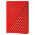 WD My Passport 2TB Portable External HDD - Red 2.5 - USB 3.0